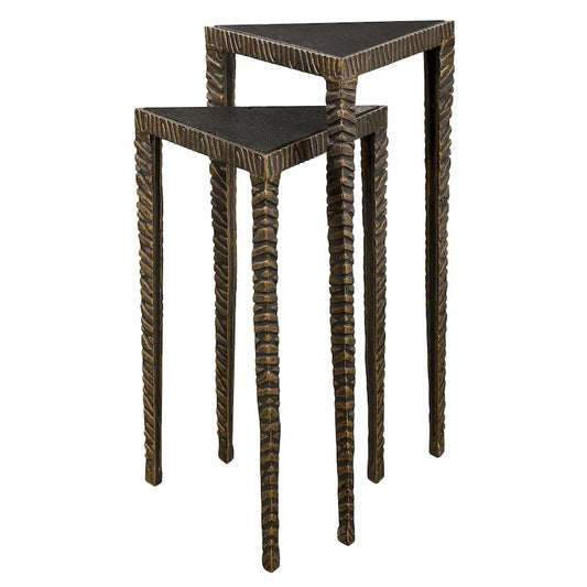 Uttermost Samiria Triangular Accent Tables (Set of 2)