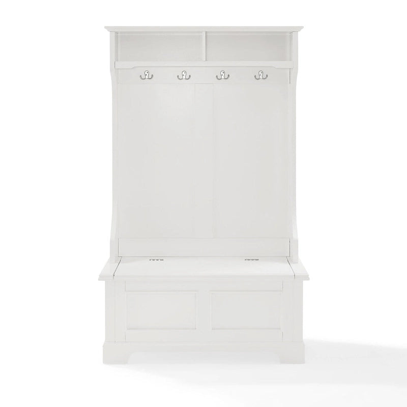 Campbell Classic White Wooden Hall Tree