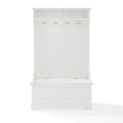 Campbell Classic White Wooden Hall Tree