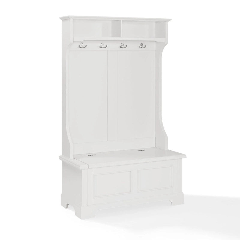 Campbell Classic White Wooden Hall Tree