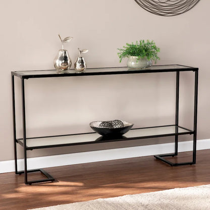 SEI Furniture Sampson Glam Narrow Console Table
