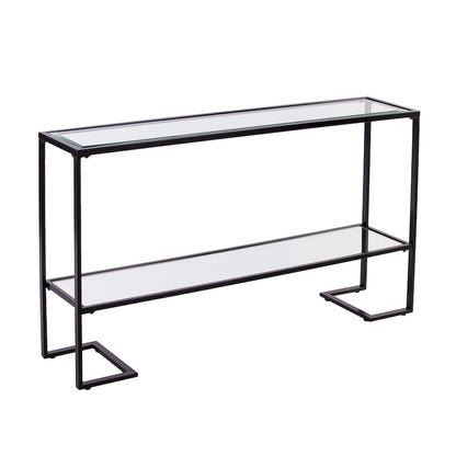 SEI Furniture Sampson Glam Narrow Console Table