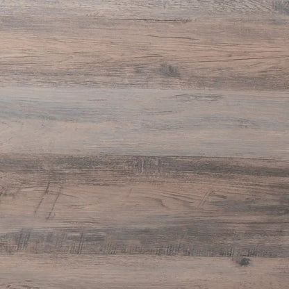 2-Tier Console Table with Metal Side Braces and Corner Caps