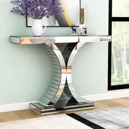 Mirrired Entryway Console Table Accent Table Sofa Table
