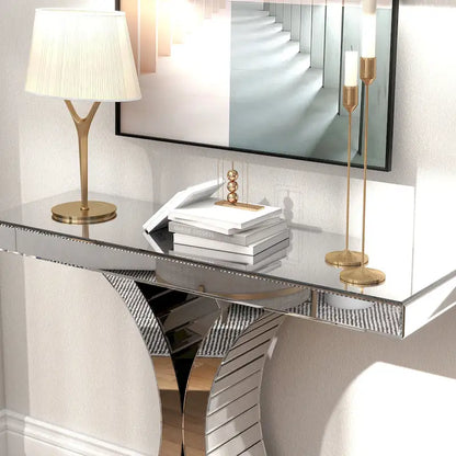 Mirrired Entryway Console Table Accent Table Sofa Table