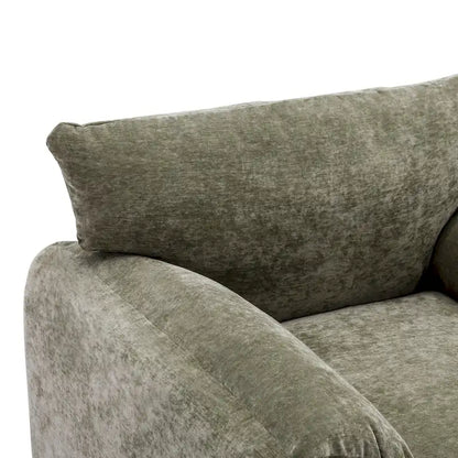 38.6'W Modern Style Chenille Oversized Armchair