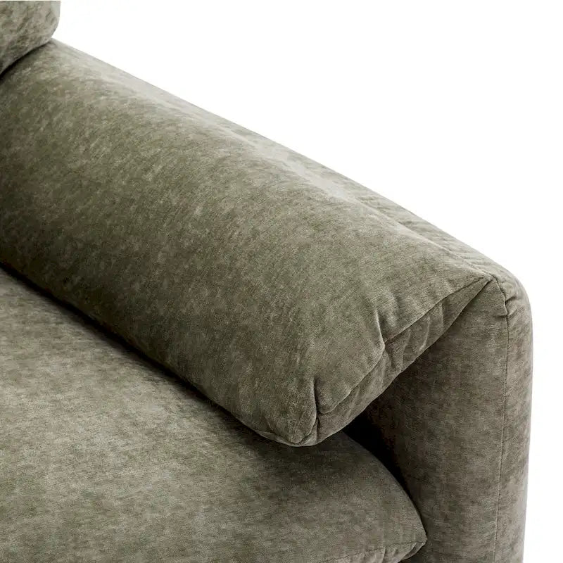 38.6'W Modern Style Chenille Oversized Armchair