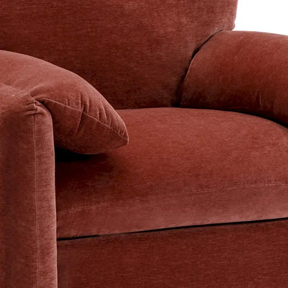 38.6'W Modern Style Chenille Oversized Armchair