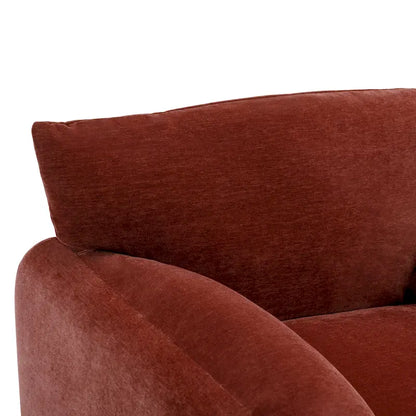 38.6'W Modern Style Chenille Oversized Armchair