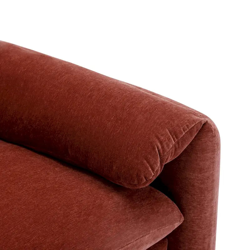 38.6'W Modern Style Chenille Oversized Armchair