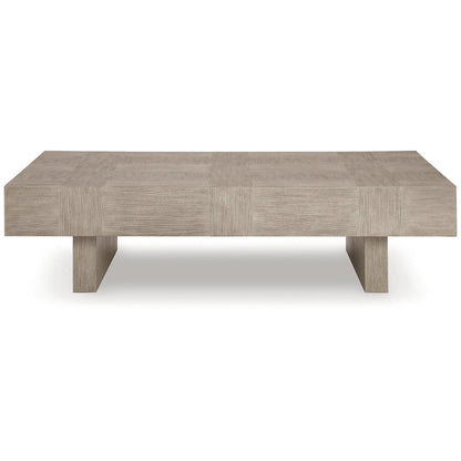 Signature Design by Ashley Jorlaina Light Grayish Brown Coffee Table - 60W x 35D x 16H
