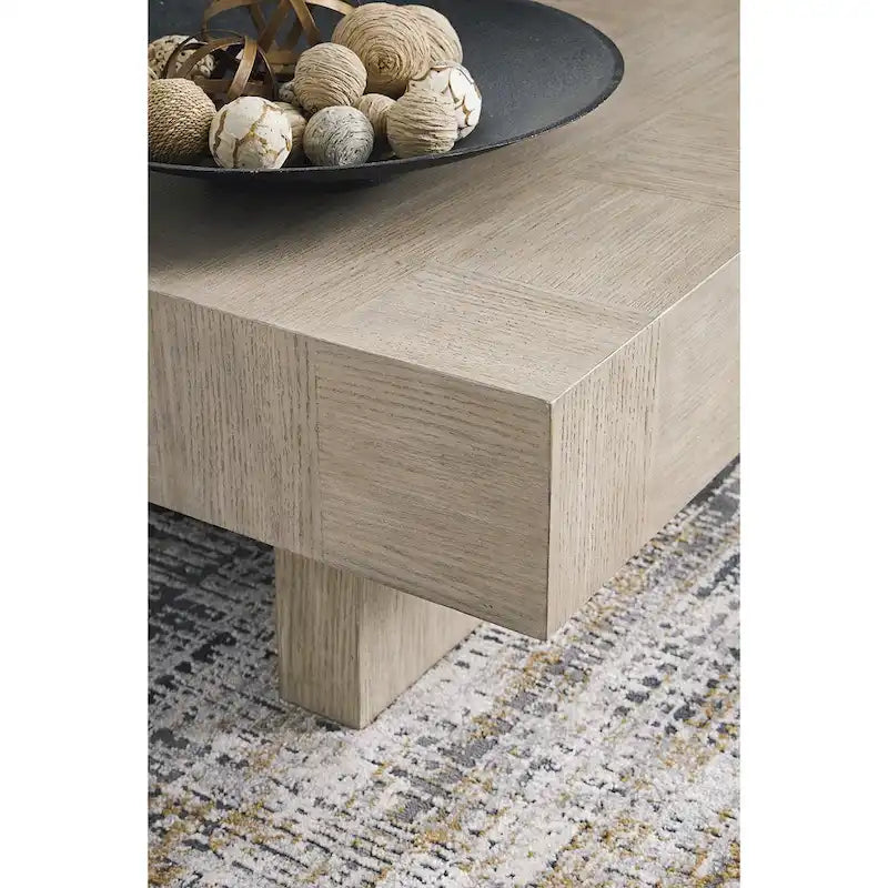 Signature Design by Ashley Jorlaina Light Grayish Brown Coffee Table - 60W x 35D x 16H
