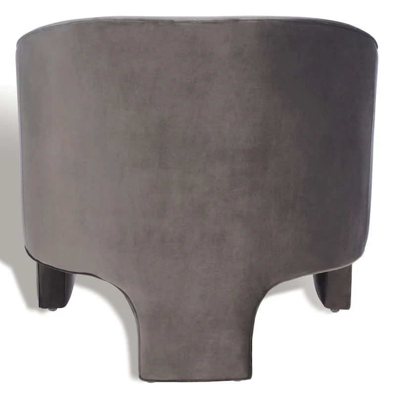 SAFAVIEH Couture Evchen Velvet Accent Chair - 30 W x 28 L x 30 H - 30Wx28Dx30H