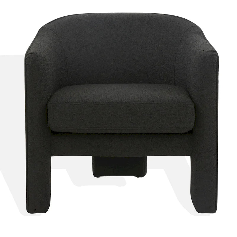 SAFAVIEH Couture Evchen Velvet Accent Chair - 30 W x 28 L x 30 H - 30Wx28Dx30H