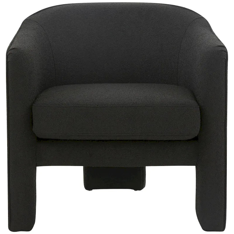 SAFAVIEH Couture Evchen Velvet Accent Chair - 30 W x 28 L x 30 H - 30Wx28Dx30H