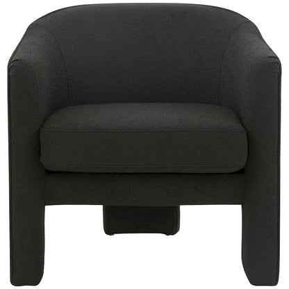 SAFAVIEH Couture Evchen Velvet Accent Chair - 30 W x 28 L x 30 H - 30Wx28Dx30H