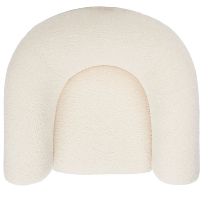 SAFAVIEH Couture Yauheniya Barrel Back Accent Chair - 38 In. W x 34 In. D x 28 In. H - 38Wx34Dx28H