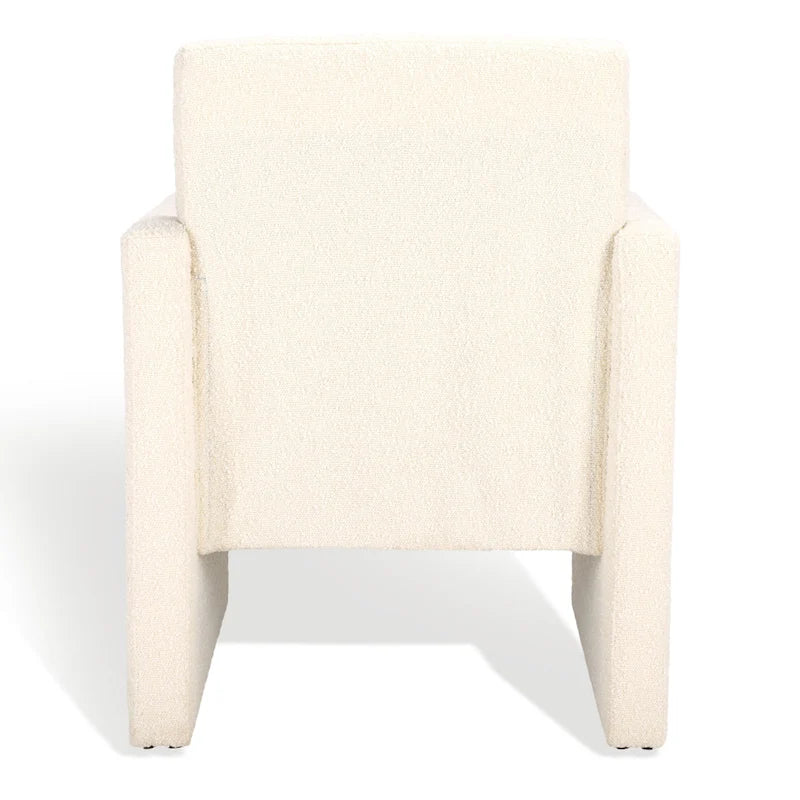 SAFAVIEH Couture Gunna Linen Arm Chair - 26 W x 25 D x 33 H - 26Wx25Dx33H