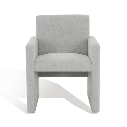 SAFAVIEH Couture Gunna Linen Arm Chair - 26 W x 25 D x 33 H - 26Wx25Dx33H