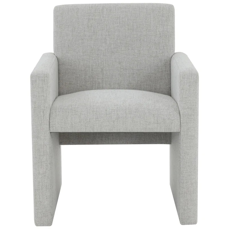 SAFAVIEH Couture Gunna Linen Arm Chair - 26 W x 25 D x 33 H - 26Wx25Dx33H