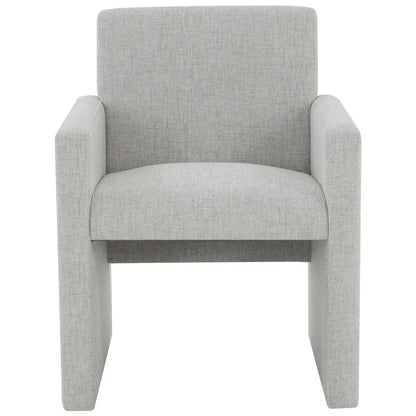 SAFAVIEH Couture Gunna Linen Arm Chair - 26 W x 25 D x 33 H - 26Wx25Dx33H
