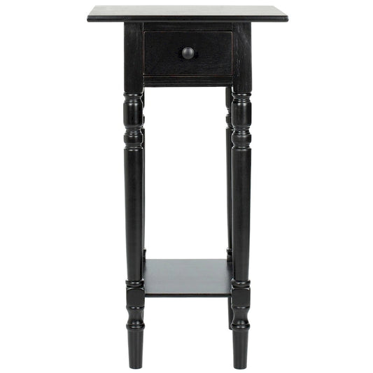 SAFAVIEH Arrie Black Accent Table - 17.7 x 13.8 x 31.9 - 18Wx14Dx32H