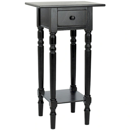 SAFAVIEH Arrie Black Accent Table - 17.7 x 13.8 x 31.9 - 18Wx14Dx32H
