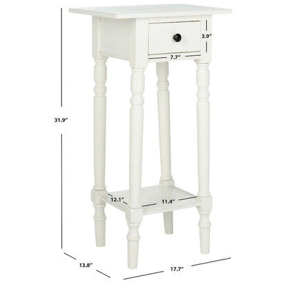 SAFAVIEH Arrie Black Accent Table - 17.7 x 13.8 x 31.9 - 18Wx14Dx32H