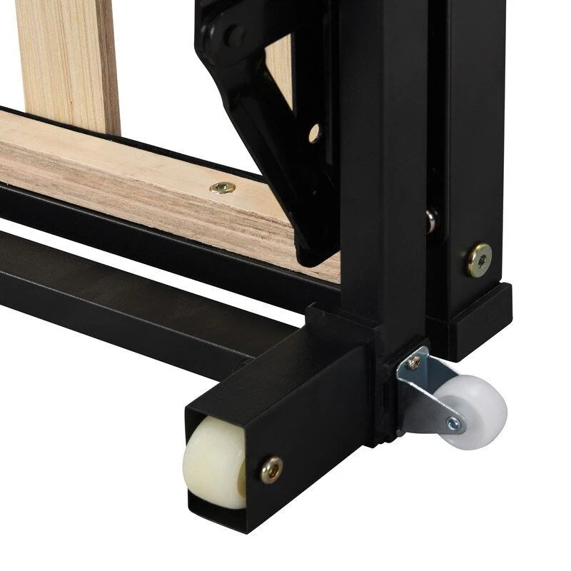 Twin Size Upholstered daybed with Extendable Trundle