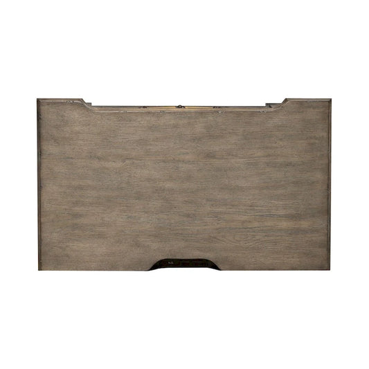 Town & Country Dusty Taupe 3 Drawer Nightstand with Charging Station