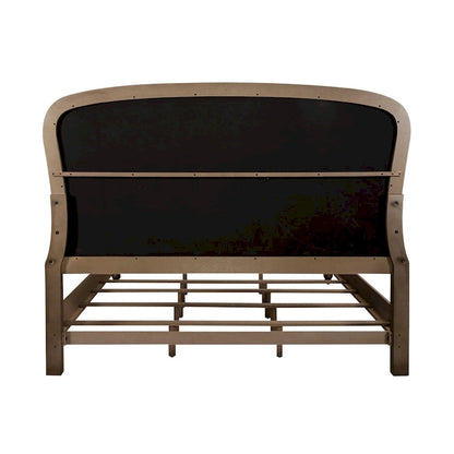 Americana Farmhouse Shelter Bed, Dresser and Mirror Bedroom Set