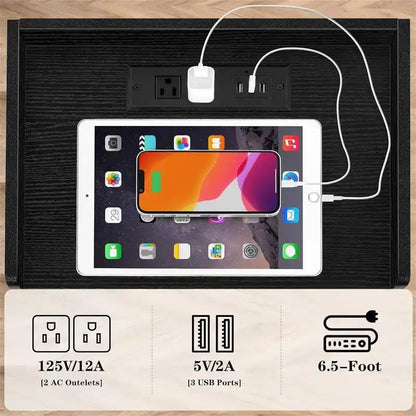 Nightstand with Charging Station