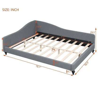 Full Size L-Shaped Linen Daybed