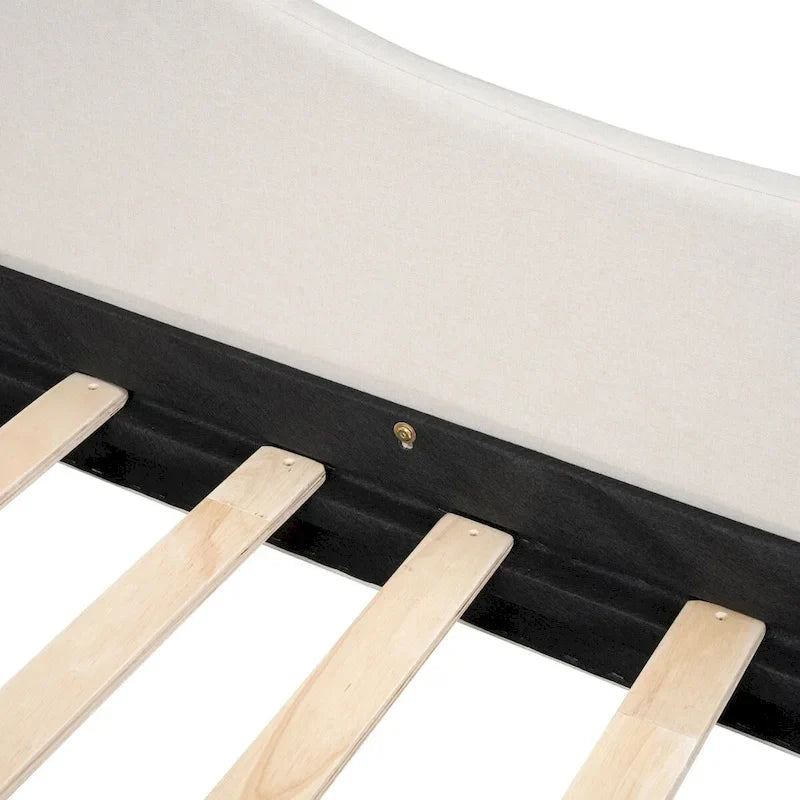 Full Size L-Shaped Linen Daybed