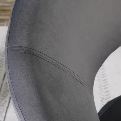 Silky Velvet Upholstered Accent Chair with Gold Tone Finished Base