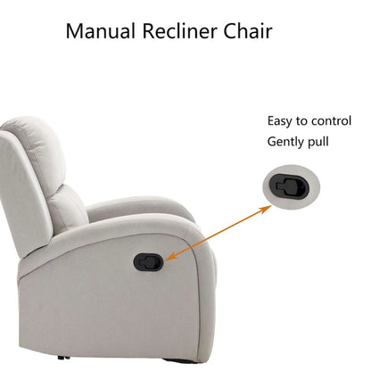 Faux Leather Recliner