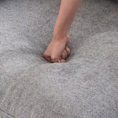 3PCS Living Room Sofa Set, Cloud Modular Sectional Sofa with Storage Ottoman