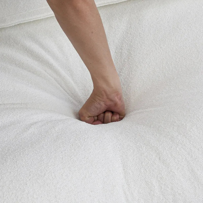 3PCS Living Room Sofa Set, Cloud Modular Sectional Sofa with Storage Ottoman