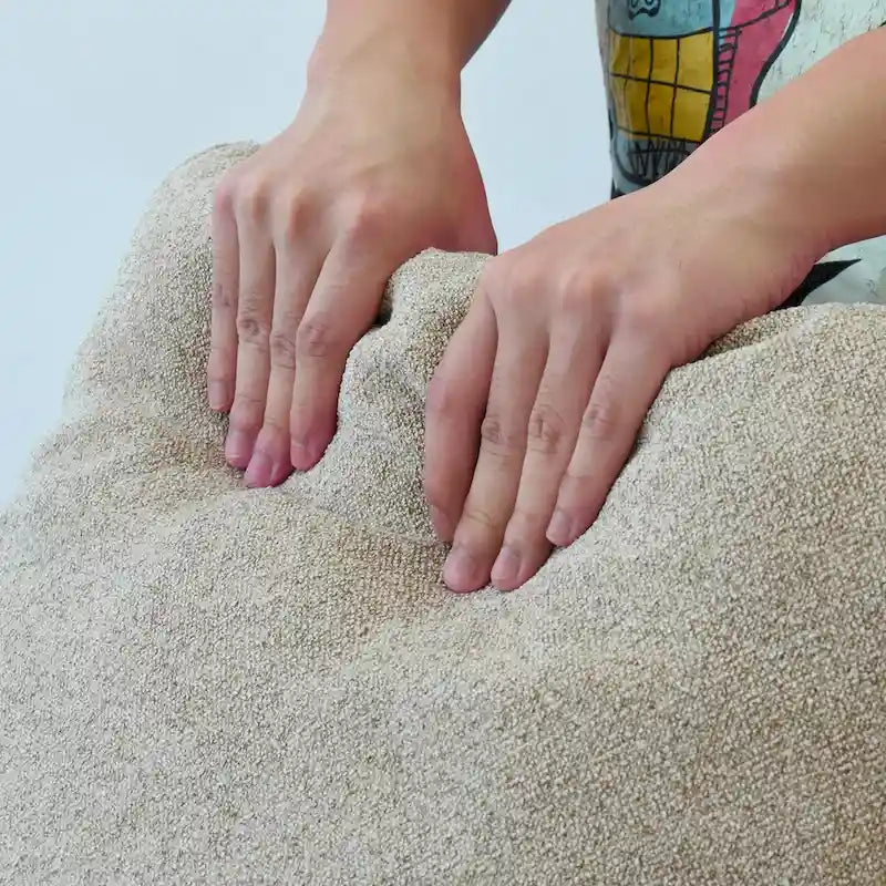 3PCS Living Room Sofa Set, Cloud Modular Sectional Sofa with Storage Ottoman