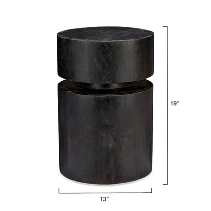 Jamie Young Dylan Wood Round Side Table