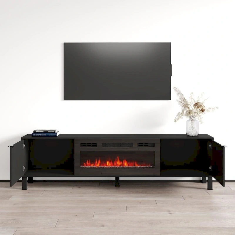 Rustico BL-01 Fireplace TV Stand
