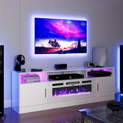 70Fireplace TV Stand with 36 Electric Fireplace