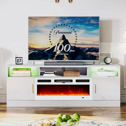 70Fireplace TV Stand with 36 Electric Fireplace