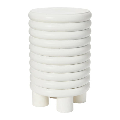 Dossier Vintage Solid Wood End Table or Stool