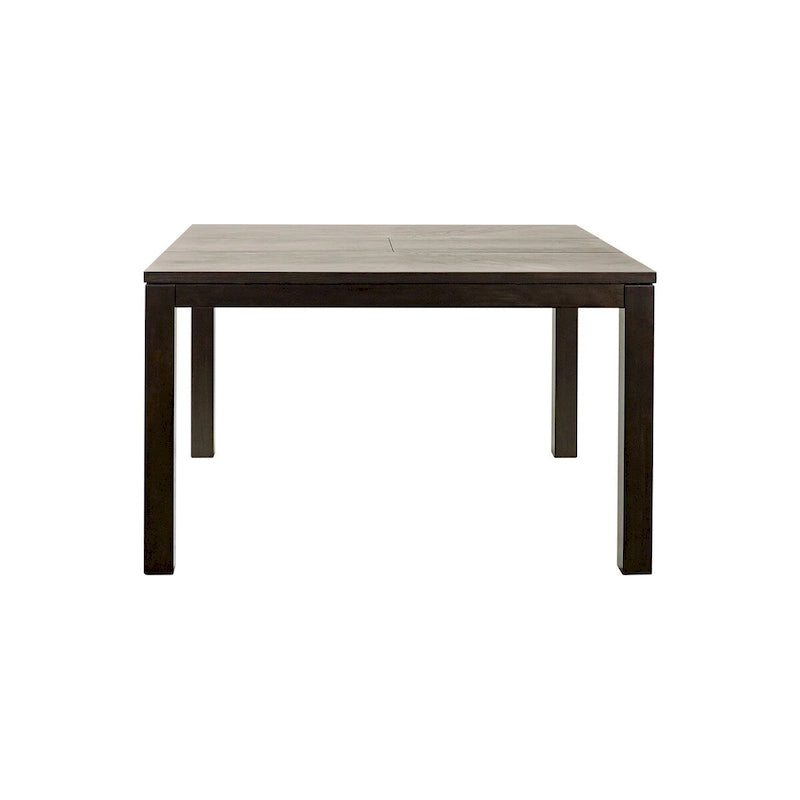 Modern Wood Counter Height Kitchen Dining Table, Black - Large