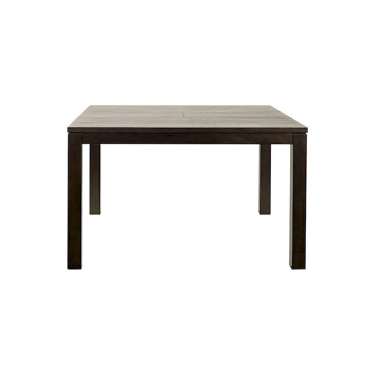 Modern Wood Counter Height Kitchen Dining Table, Black - Large