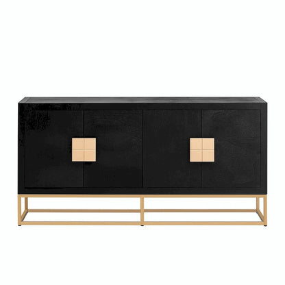 Luxurious Cabinet with Unique Support Legs and Adjustable Shelves