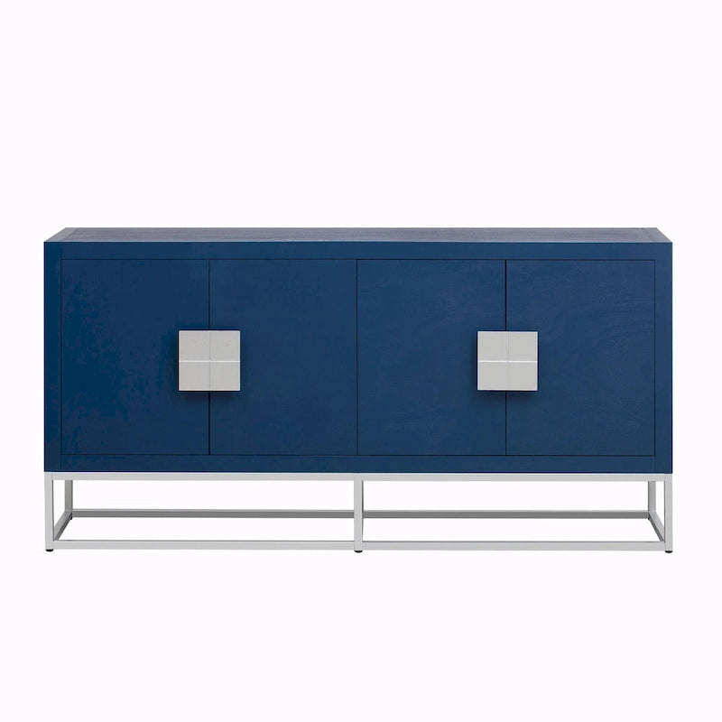 Luxurious Cabinet with Unique Support Legs and Adjustable Shelves