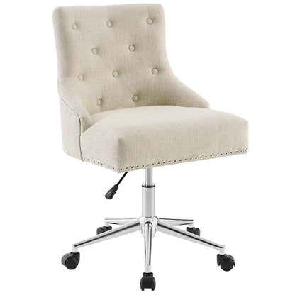 Carson Carrington Lagefors Tufted Swivel Upholstered Fabric Office Chair
