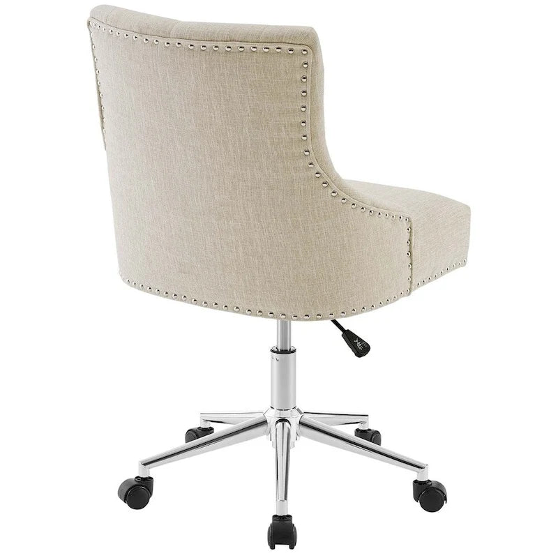 Carson Carrington Lagefors Tufted Swivel Upholstered Fabric Office Chair